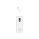 Внешний аккумулятор с дисплеем и встроенными кабелями VA2220, 20000 mAh