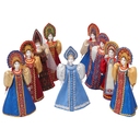 Подарочный набор: кукла фарфоровая, мёд с гецким орехом