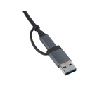 USB-хаб «Link» с коннектором 2-в-1 USB-C и USB-A, 2.0/3.0