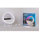 Bluetooth колонка "Smart Orb" 5Вт с беспроводным (15W) ЗУ, лампой, часами, FM радио