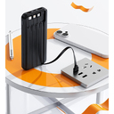 Зарядное устройство "Phantom" 10000 mAh с 4мя встроенными кабелями и цифровым индикатором заряда