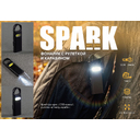 Фонарик "Spark" с рулеткой и карабином