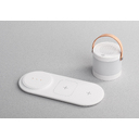 Настольная беспроводная (15W) зарядная станция "Smart Home" с bluetooth колонкой-лампой
