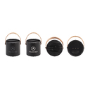 Настольная беспроводная (15W) зарядная станция "Blacksmith" с bluetooth колонкой с подсветкой логотипа