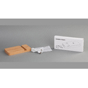 Беспроводное (10W) зарядное устройство "Bamboo Power" 5000 mAh с подставкой под смартфон, бамбук
