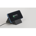 Bluetooth колонка-подставка "Rock" 3Вт с беспроводным зарядным устройством и подсветкой логотипа
