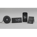 Bluetooth колонка-подставка "Rock" 3Вт с беспроводным зарядным устройством и подсветкой логотипа