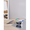 Настольные часы "Smart Clock" с беспроводным (15W) зарядным устройством, будильником и термометром