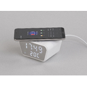 Настольные часы "Smart Clock" с беспроводным (15W) зарядным устройством, будильником и термометром