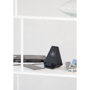 Настольная Bluetooth колонка (3Вт) "Smart Pyramid" с часами и беспроводным (15W) зарядным устройством, с подсветкой логотипа