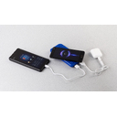 Беспроводное зарядное устройство "Sticky SOFTTOUCH", 10000 mAh с подсветкой логотипа и присосками