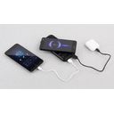 Беспроводное зарядное устройство "Sticky SOFTTOUCH", 10000 mAh с подсветкой логотипа и присосками