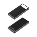 Зарядное устройство "Lumos" 10000 mAh с фонариком, черный