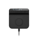 Зарядная станция с часами 15W Ригель (Rigel), черная