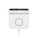 Зарядная станция с часами 15W Ригель (Rigel), белая