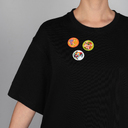 Футболка унисекс Крис (Kris), 150 гр., черная, размер XXXL