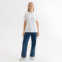 Футболка унисекс Крис (Kris), 150 гр., белая (теплого оттенка), размер XXXL