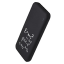 Внешний аккумулятор с подсветкой Люче (Luce) 10000 mAh, черный