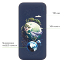 Внешний аккумулятор с подсветкой Люче (Luce) 10000 mAh, синий