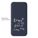 Внешний аккумулятор с подсветкой Люче (Luce) 10000 mAh, синий