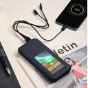 Внешний аккумулятор с подсветкой Люче (Luce) 10000 mAh, синий