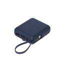 Внешний аккумулятор с подсветкой Риттер PD (Ritter PD) 10000mAh с функцией беспроводной зарядки 15W, синий