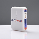 Внешний аккумулятор с функцией быстрой зарядки Формула (Formula) 10000 mAh, белый