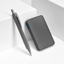 Внешний аккумулятор с подсветкой Анкор (Ancor) 5000 mAh, серый