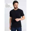 Футболка мужская STAN хлопок 180, 08, Чёрный,  (20)  (44/XS)