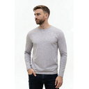 Лонгслив STAN хлопок/эластан 180, 35, Серый меланж,  (50/60)  (42/XXS)