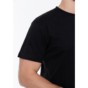 Футболка унисекс хлопок 150, 52, Чёрный,  (20)  (46/S)
