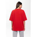 Футболка оверсайз STAN хлопок 180, 306, Красный,  (14)  (44/XS)