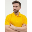 Рубашка поло унисекс  STAN хлопок/полиэстер 185, 04, Жёлтый,  (12/1)  (48/M)