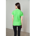 Рубашка поло женская STAN с окантовкой хлопок/полиэстер 185, 04BK, Зелёный,  (30)  (42/XS)