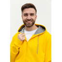 Толстовка мужская STAN с капюшоном на молнии футер с начёсом 280, 17, Жёлтый,  (12/1)  (44/XS)
