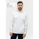 Худи унисекс STAN футер с начёсом 260, 20, Белый,  (10/1)  (40/3XS)