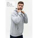 Худи унисекс STAN футер с начёсом 260, 20, Серый меланж,  (50/60)  (40/3XS)
