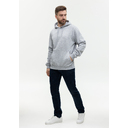 Худи унисекс STAN футер с начёсом 260, 20, Серый меланж,  (50/60)  (40/3XS)
