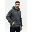 Худи унисекс STAN футер с начёсом 260, 20, Тёмный меланж,  (60/1)  (40/3XS)
