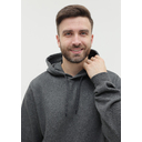 Худи унисекс STAN футер с начёсом 260, 20, Тёмный меланж,  (60/1)  (40/3XS)