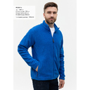 Толстовка унисекс STAN на молнии микрофлис 200, 21, Синий,  (16/1)  (52/XL)