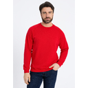 Свитшот унисекс STAN футер с начёсом 260, 53, Красный,  (14)  (40/3XS)