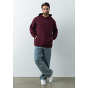 Худи унисекс STAN оверсайз футер без начёса 350, 66, Бордовый,  (66)  (44/XS)