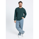 Свитшот унисекс STAN футер без начёса, 350, 96, Тёмно-зелёный,  (130)  (44/XS)