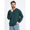 Свитшот унисекс STAN футер без начёса, 350, 96, Тёмно-зелёный,  (130)  (44/XS)