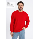 Свитшот унисекс STAN футер без начёса, 350, 96, Красный,  (14)  (44/XS)
