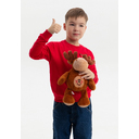 Свитшот детский STAN футер без начёса, 260, 63J, Красный,  (14)  (10/10 лет)