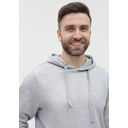 Худи унисекс STAN футер без начёса 260, 23, Серый меланж,  (50/60)  (40/3XS)