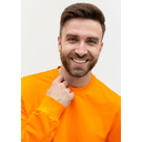 Свитшот унисекс STAN футер без начёса, 260, 63, Оранжевый,  (28/1)  (44/XS)