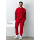 Брюки унисекс STAN футер без начёса, 350, 97, Красный,  (14)  (44/XS)